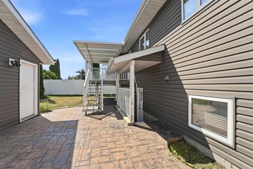 90 Duncan Crescent, Red Deer, AB - Outdoor With Deck Patio Veranda With Exterior