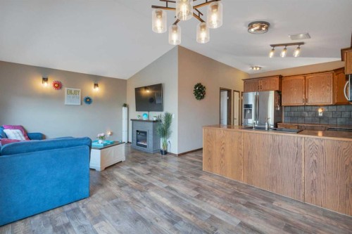 148 Oswald Close, Red Deer, AB - Indoor With Fireplace