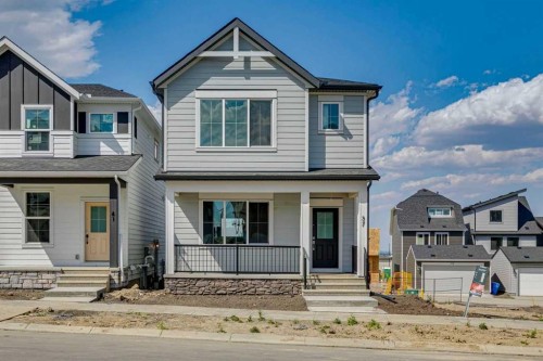37 Bluerock Hill Sw, Calgary, AB - Outdoor With Deck Patio Veranda With Facade