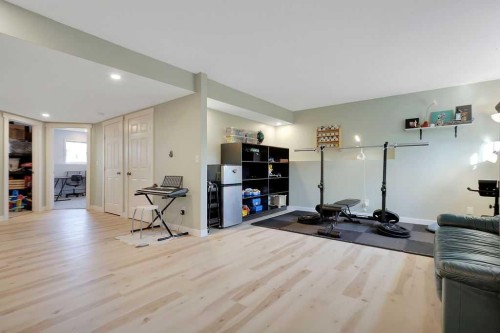 39 Terrace Heights Drive, Lacombe, AB - Indoor Photo Showing Gym Room