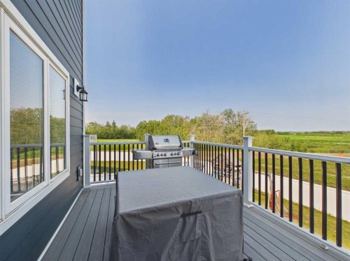45 Alderwood Close, Blackfalds, AB - Outdoor With Deck Patio Veranda With Exterior