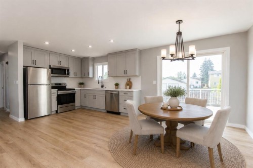 98 Greenham Drive, Red Deer, AB - Indoor Photo Showing Dining Room