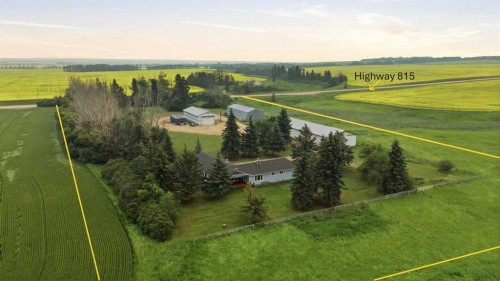 40102 Highway 815, Rural Lacombe County, AB - Outdoor With View