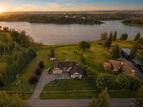 37 Wildrose Street, Rural Lacombe County, AB - Outdoor With Body Of Water With View