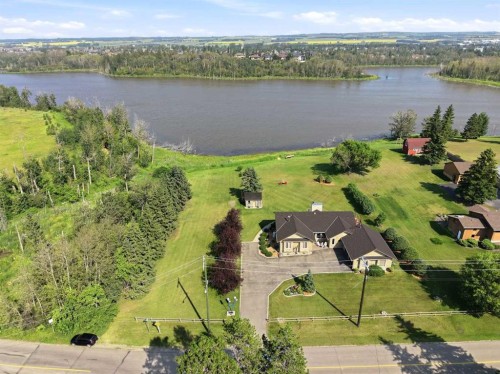 37 Wildrose Street, Rural Lacombe County, AB - Outdoor With Body Of Water With View
