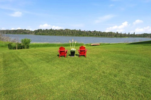 37 Wildrose Street, Rural Lacombe County, AB - Outdoor With Body Of Water With View