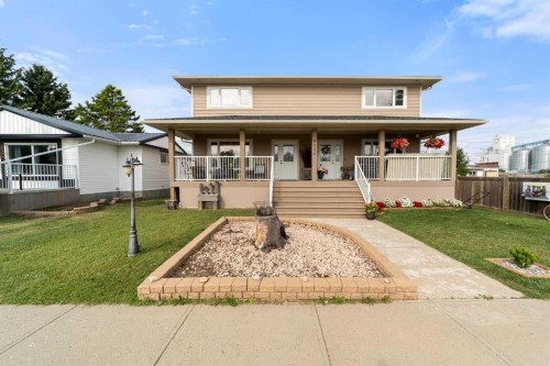 5020A 49 Street, Killam, AB - Outdoor With Deck Patio Veranda