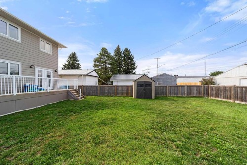 5020A 49 Street, Killam, AB - Outdoor With Deck Patio Veranda