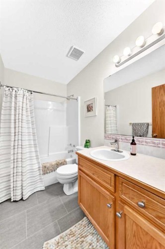 94 Hathaway Lane, Lacombe, AB - Indoor Photo Showing Bathroom