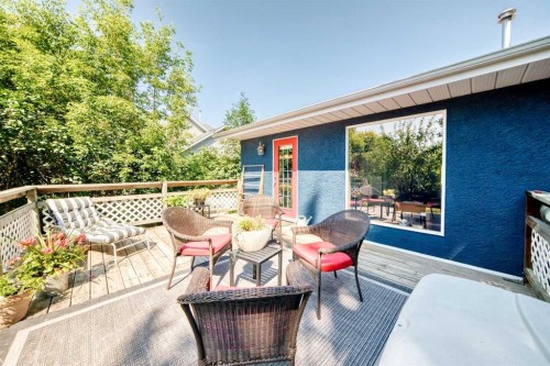 94 Hathaway Lane, Lacombe, AB - Outdoor With Deck Patio Veranda With Exterior