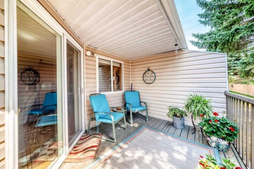 37-2821 Botterill Crescent, Red Deer, AB - Outdoor With Deck Patio Veranda With Exterior
