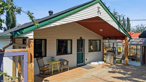 5127 50 A Avenue, Sylvan Lake, AB - Outdoor With Deck Patio Veranda With Exterior