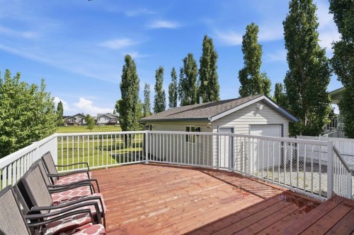 4518 54A Avenue Crescent, Innisfail, AB - Outdoor With Deck Patio Veranda With Exterior