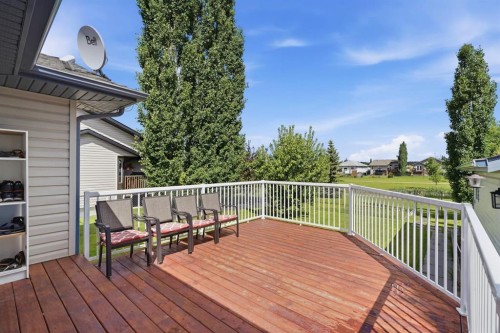 4518 54A Avenue Crescent, Innisfail, AB - Outdoor With Deck Patio Veranda With Exterior