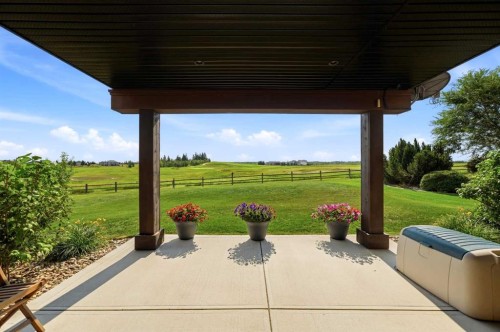107A Wolf Run Drive, Rural Ponoka County, AB - Outdoor With Deck Patio Veranda With View With Exterior