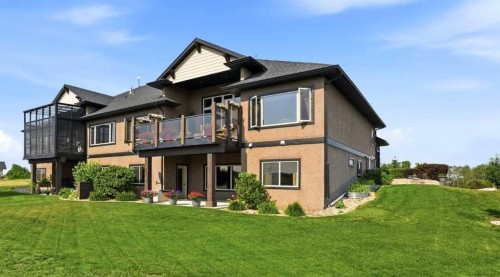 107A Wolf Run Drive, Rural Ponoka County, AB - Outdoor With Deck Patio Veranda
