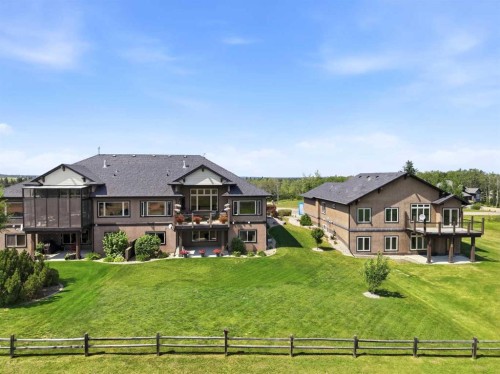 107A Wolf Run Drive, Rural Ponoka County, AB - Outdoor With Deck Patio Veranda