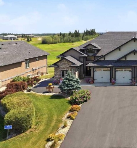 107A Wolf Run Drive, Rural Ponoka County, AB - Outdoor With Facade