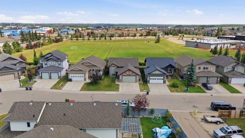 70 Rozier Close, Sylvan Lake, AB - Outdoor With Facade With View