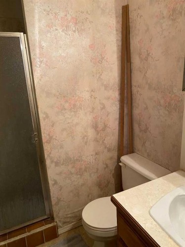 5138 48 Street, Lacombe, AB - Indoor Photo Showing Bathroom