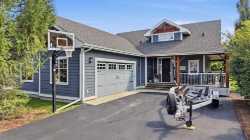 447 Summer Crescent, Rural Ponoka County, AB - Outdoor With Deck Patio Veranda With Facade