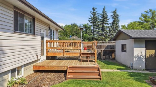 4137 40 Street, Red Deer, AB - Outdoor With Deck Patio Veranda With Exterior