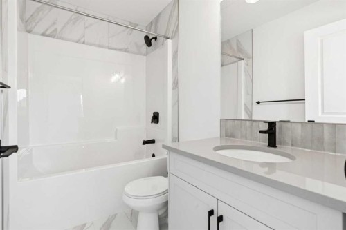 49 Silverton Glen Way Sw, Calgary, AB - Indoor Photo Showing Bathroom