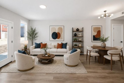 20 Toye Street, Red Deer, AB - Indoor Photo Showing Living Room