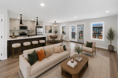 20 Toye Street, Red Deer, AB - Indoor Photo Showing Living Room