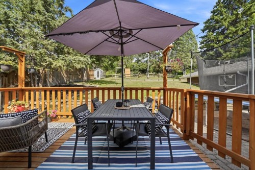 57 Page Avenue, Red Deer, AB - Outdoor With Deck Patio Veranda With Exterior