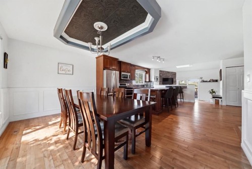57 Page Avenue, Red Deer, AB - Indoor Photo Showing Dining Room