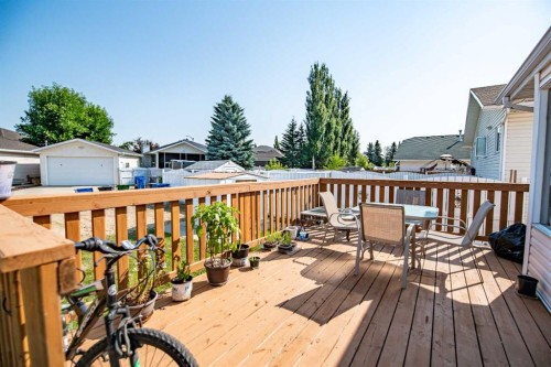 78 Duston Street, Red Deer, AB - Outdoor With Deck Patio Veranda With Exterior