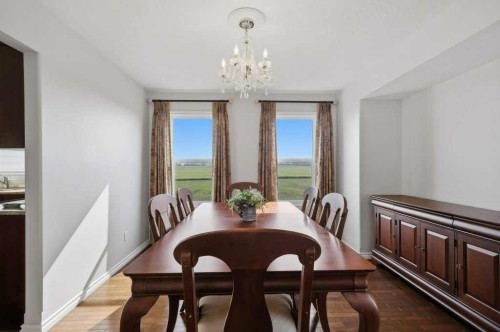 430057 Range Road 22, Rural Ponoka County, AB - Indoor Photo Showing Dining Room