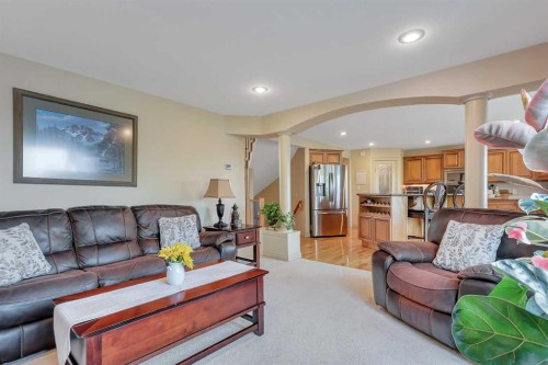 57 Archer Drive, Red Deer, AB - Indoor Photo Showing Living Room