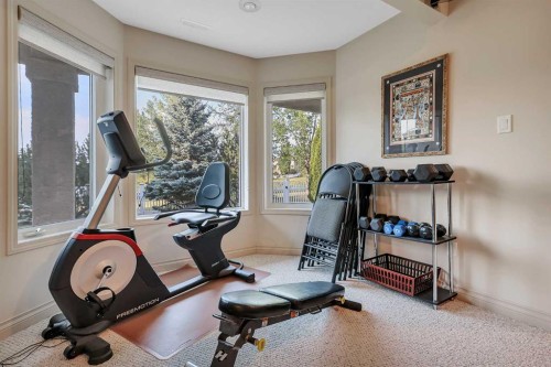57 Archer Drive, Red Deer, AB - Indoor Photo Showing Gym Room