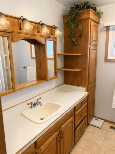 110 Howard Street, Halkirk, AB - Indoor Photo Showing Bathroom