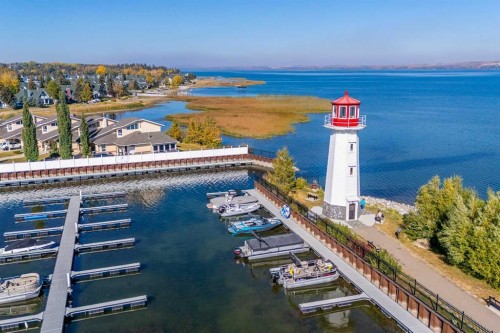 83 Gray Close, Sylvan Lake, AB - Outdoor With Body Of Water With View