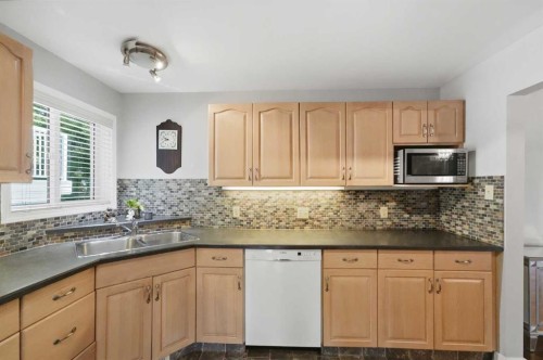 8 Sydney Close, Red Deer, AB - Indoor Photo Showing Kitchen With Double Sink