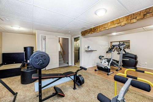 65 Hart Crescent South, Red Deer, AB - Indoor Photo Showing Gym Room