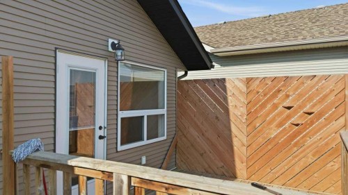 93 Valley Crescent, Blackfalds, AB - Outdoor With Deck Patio Veranda With Exterior