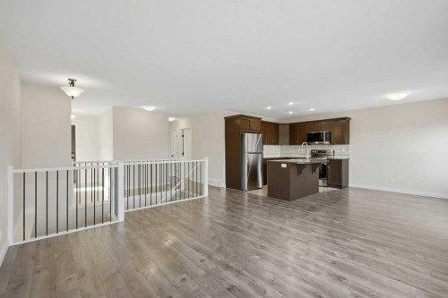 93 Valley Crescent, Blackfalds, AB - Indoor Photo Showing Kitchen