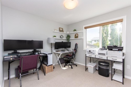 52 Almond Crescent, Blackfalds, AB - Indoor Photo Showing Office