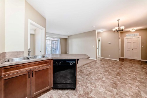 206-69 Ironstone Drive, Red Deer, AB - Indoor Photo Showing Kitchen With Double Sink