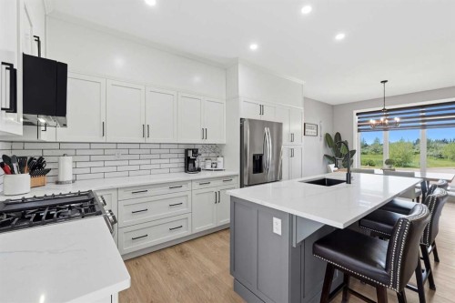 362 Webster Drive, Red Deer, AB - Indoor Photo Showing Kitchen With Upgraded Kitchen