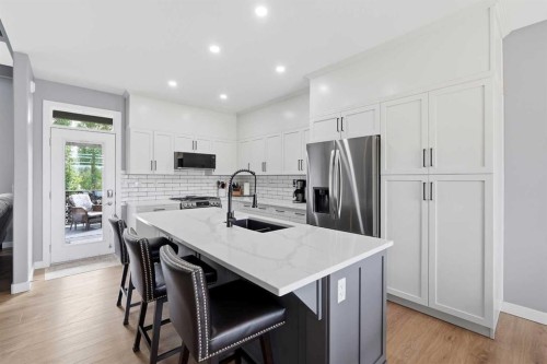 362 Webster Drive, Red Deer, AB - Indoor Photo Showing Kitchen With Upgraded Kitchen