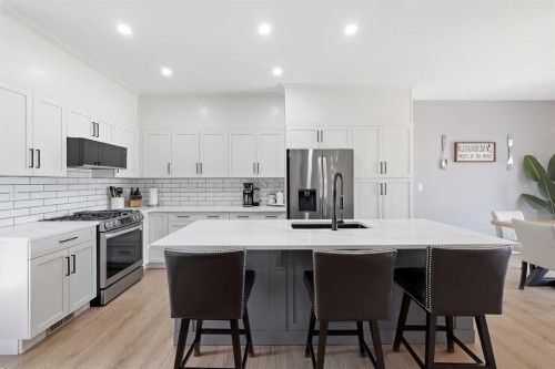 362 Webster Drive, Red Deer, AB - Indoor Photo Showing Kitchen With Upgraded Kitchen