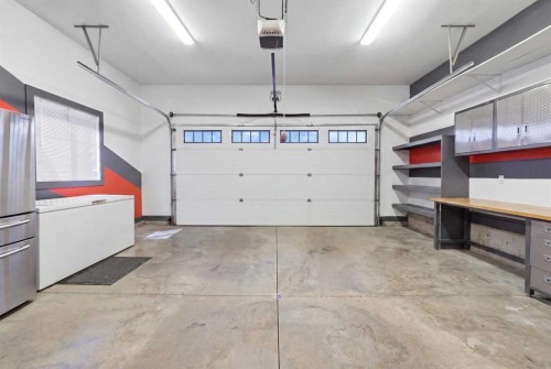 362 Webster Drive, Red Deer, AB - Indoor Photo Showing Garage