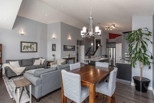 51 Emily Crescent, Lacombe, AB - Indoor Photo Showing Living Room