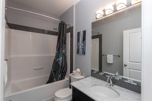 51 Emily Crescent, Lacombe, AB - Indoor Photo Showing Bathroom