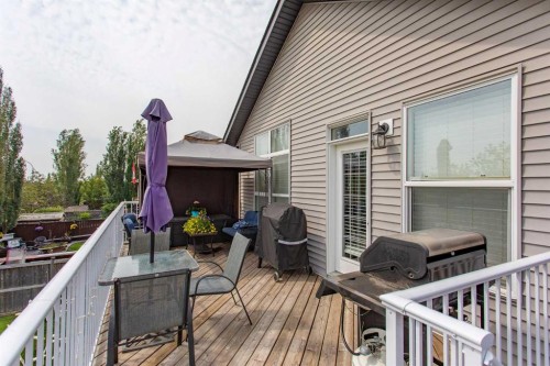 51 Emily Crescent, Lacombe, AB - Outdoor With Deck Patio Veranda With Exterior